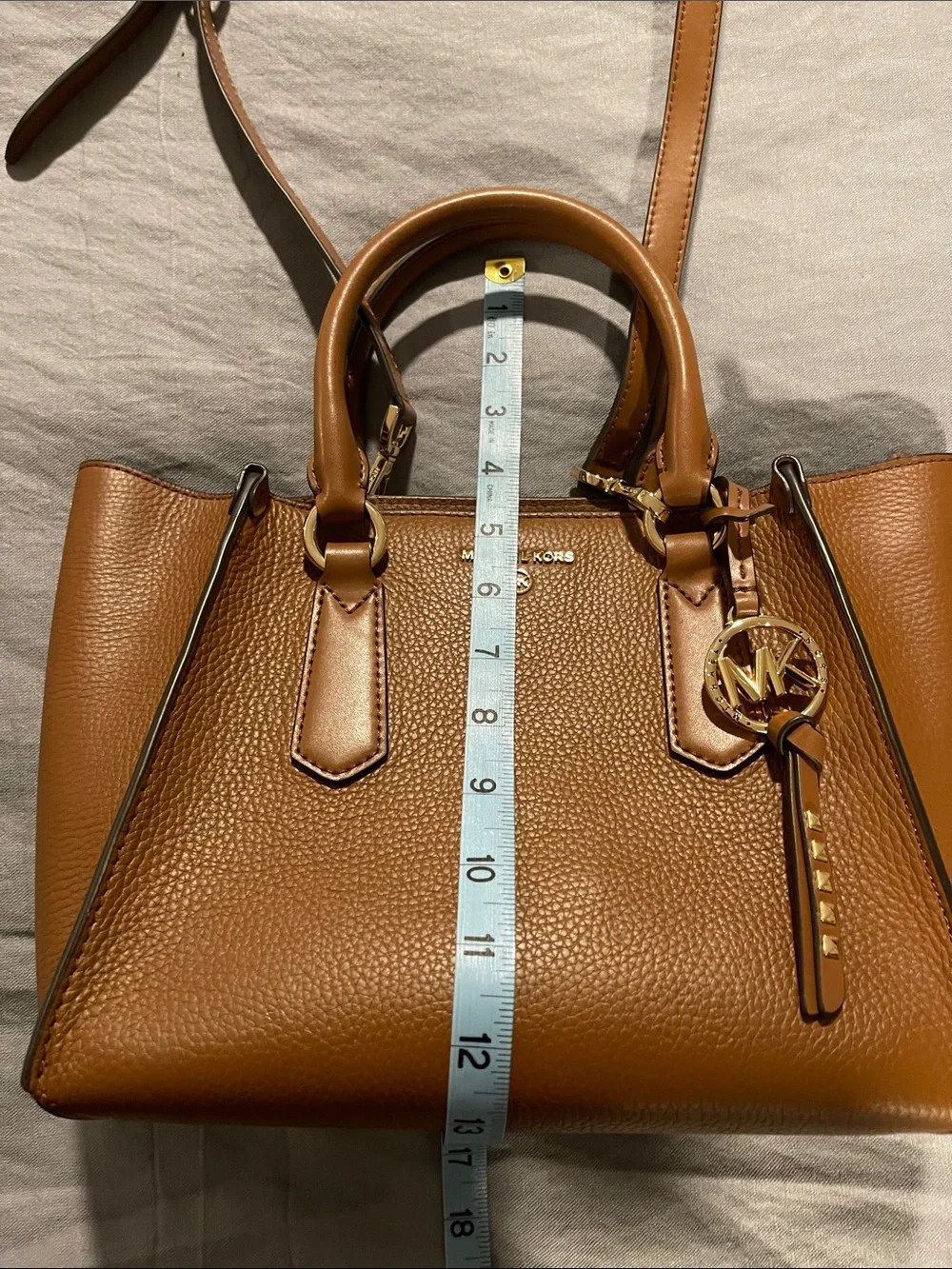 Michael Kors structured leather